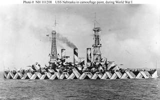 Illustration for article titled La fascinante historia de los barcos camuflados
